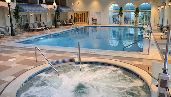 New Indoor Pool Complex and Whirlpool Jacuzzi